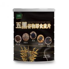 谷诚假日五黑谷物即食麦片