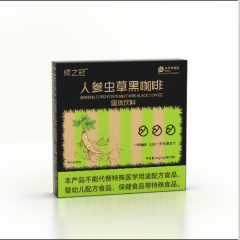 人参虫草黑咖啡固体饮料