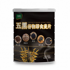 谷诚假日五黑谷物即食麦片