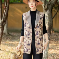 6969高端定制西服领坎肩马甲 富贵金 XL(建议85-110斤)